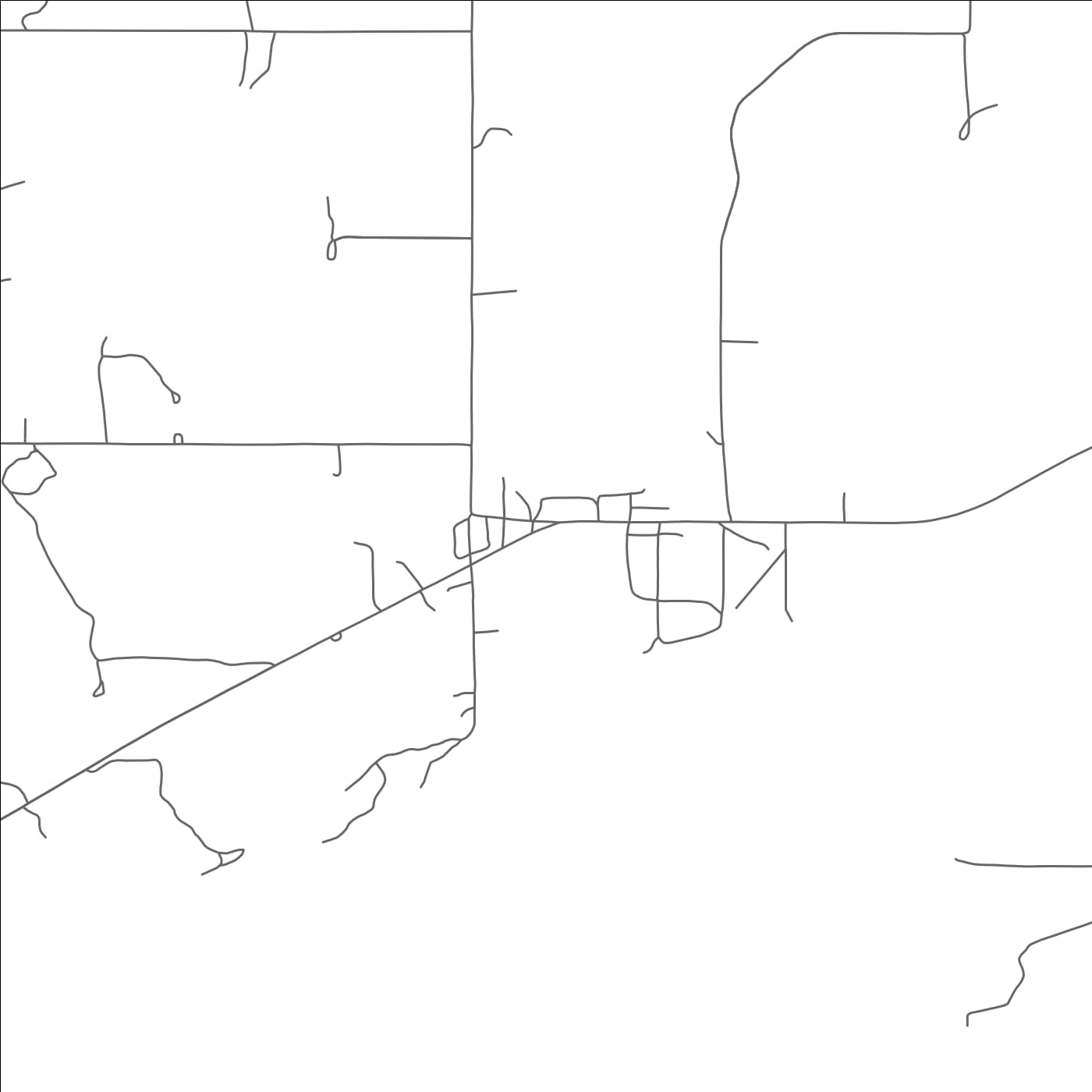 ROAD MAP OF FINLEY, OKLAHOMA BY MAPBAKES