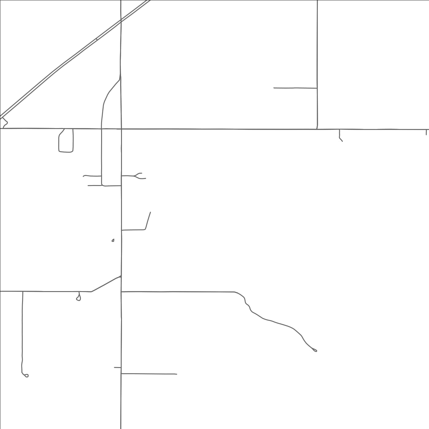 ROAD MAP OF FITZHUGH, OKLAHOMA BY MAPBAKES