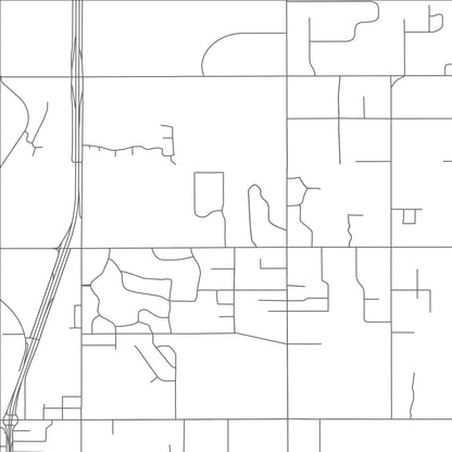 ROAD MAP OF FOREST PARK, OKLAHOMA BY MAPBAKES