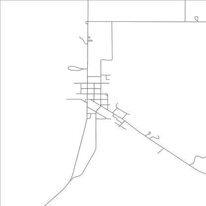 ROAD MAP OF FREEDOM, OKLAHOMA BY MAPBAKES