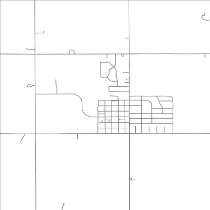 ROAD MAP OF GERONIMO, OKLAHOMA BY MAPBAKES