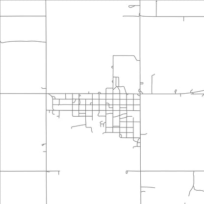 ROAD MAP OF GOTEBO, OKLAHOMA BY MAPBAKES