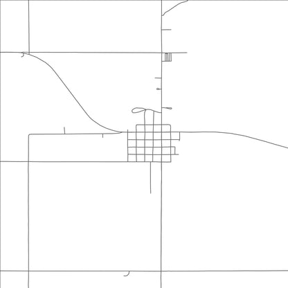 ROAD MAP OF GOULD, OKLAHOMA BY MAPBAKES