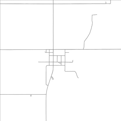 ROAD MAP OF GRAINOLA, OKLAHOMA BY MAPBAKES