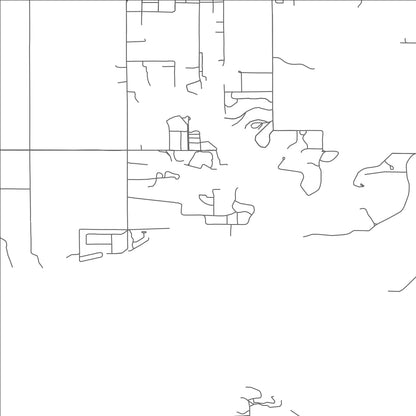 ROAD MAP OF GRAND LAKE TOWNE, OKLAHOMA BY MAPBAKES