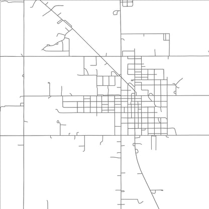 ROAD MAP OF HASKELL, OKLAHOMA BY MAPBAKES