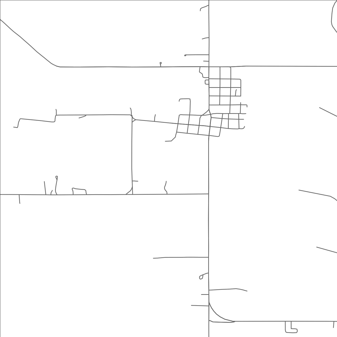 ROAD MAP OF HAWORTH, OKLAHOMA BY MAPBAKES