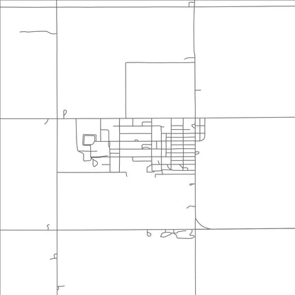 ROAD MAP OF HELENA, OKLAHOMA BY MAPBAKES