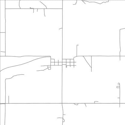 ROAD MAP OF HITCHITA, OKLAHOMA BY MAPBAKES