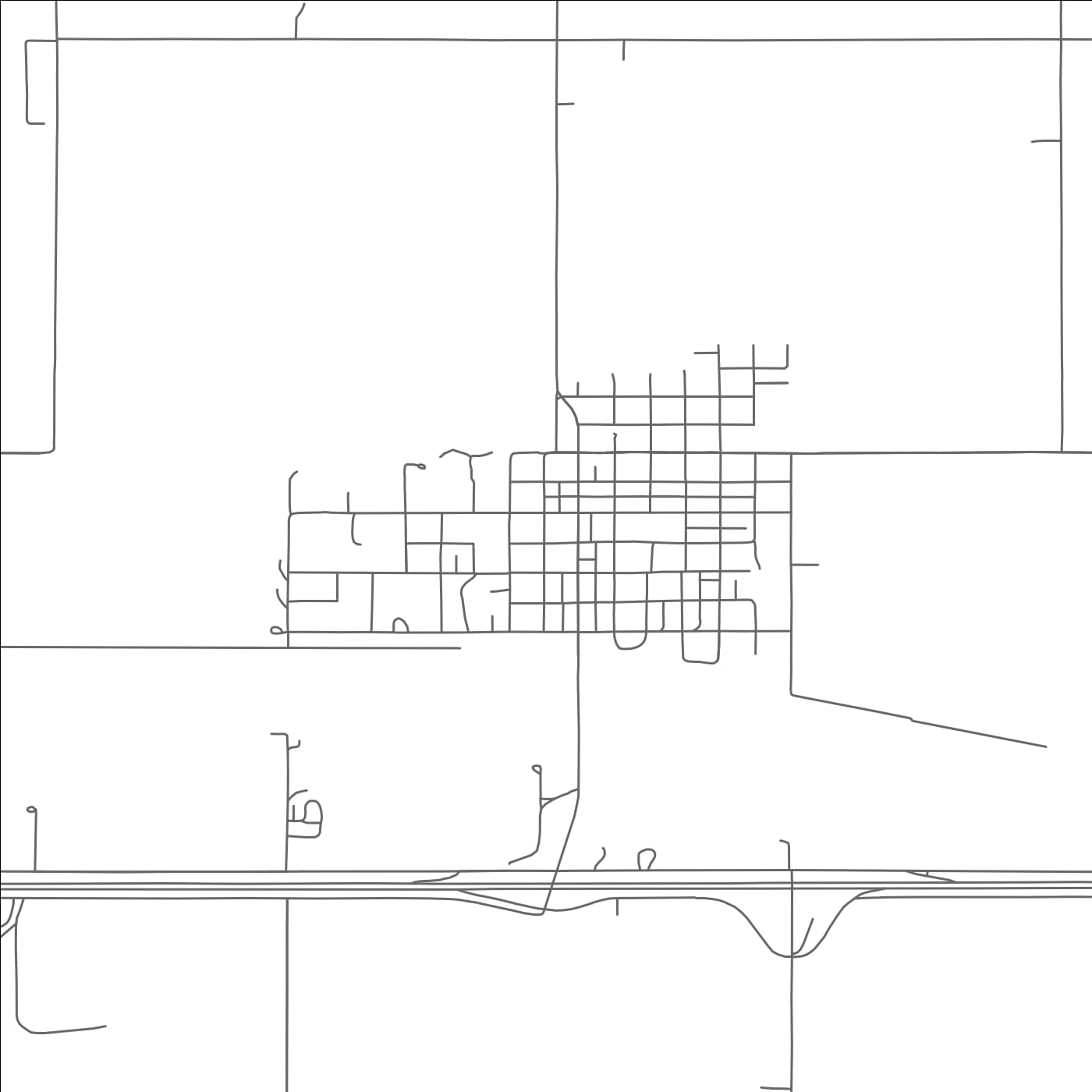 ROAD MAP OF HYDRO, OKLAHOMA BY MAPBAKES