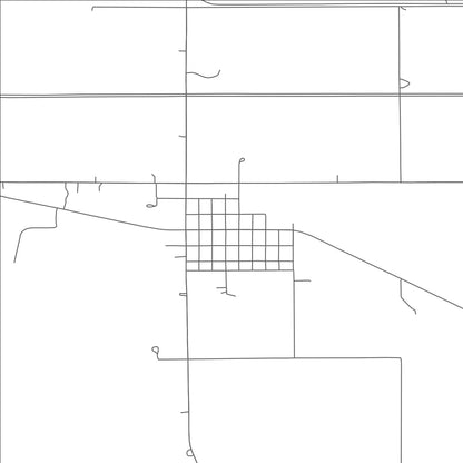 ROAD MAP OF INDIAHOMA, OKLAHOMA BY MAPBAKES