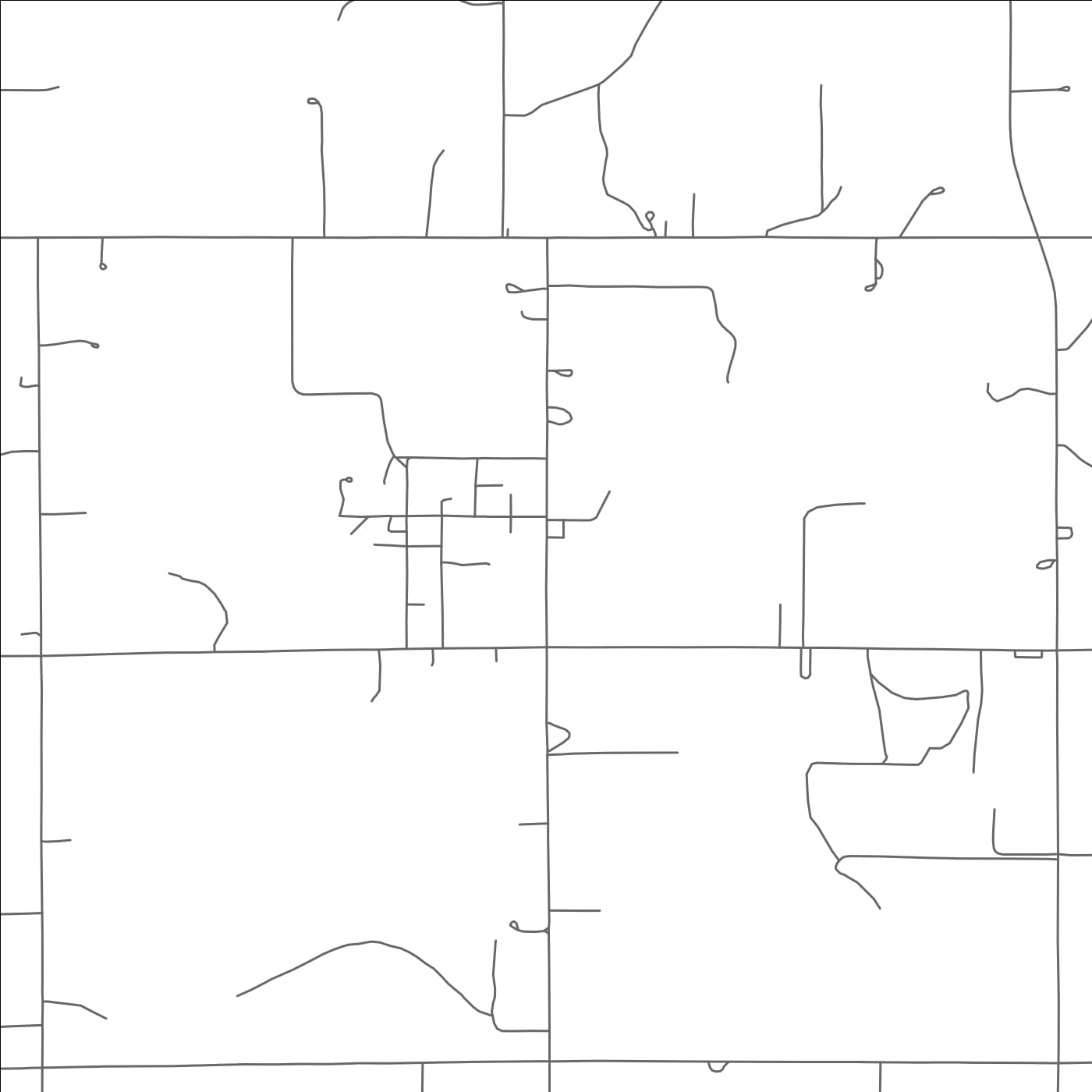 ROAD MAP OF ISABELLA, OKLAHOMA BY MAPBAKES