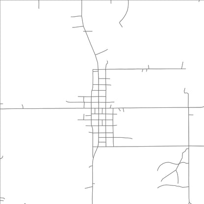 ROAD MAP OF JENNINGS, OKLAHOMA BY MAPBAKES