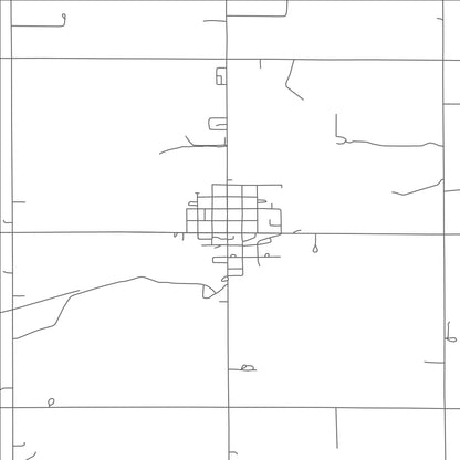 ROAD MAP OF JET, OKLAHOMA BY MAPBAKES