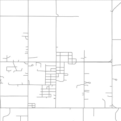 ROAD MAP OF JONES, OKLAHOMA BY MAPBAKES