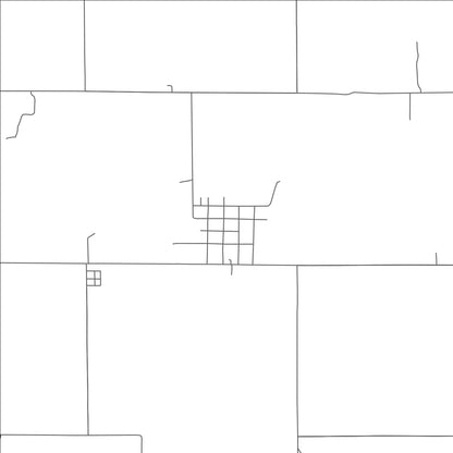 ROAD MAP OF KENDRICK, OKLAHOMA BY MAPBAKES