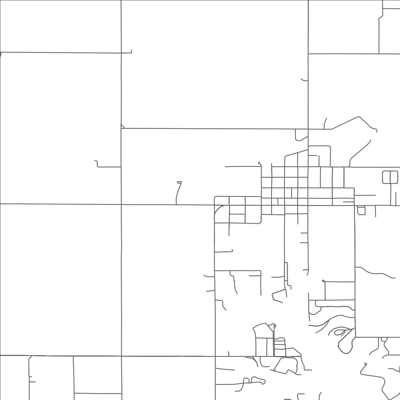 ROAD MAP OF KETCHUM, OKLAHOMA BY MAPBAKES