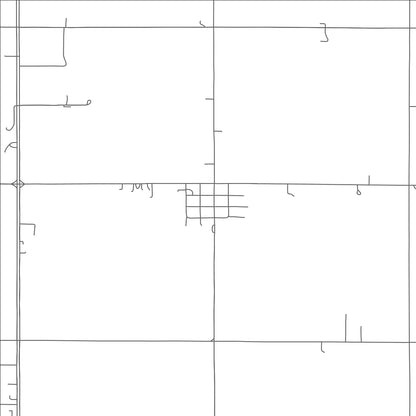 ROAD MAP OF KILDARE, OKLAHOMA BY MAPBAKES
