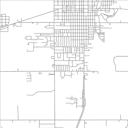ROAD MAP OF KINGFISHER, OKLAHOMA BY MAPBAKES