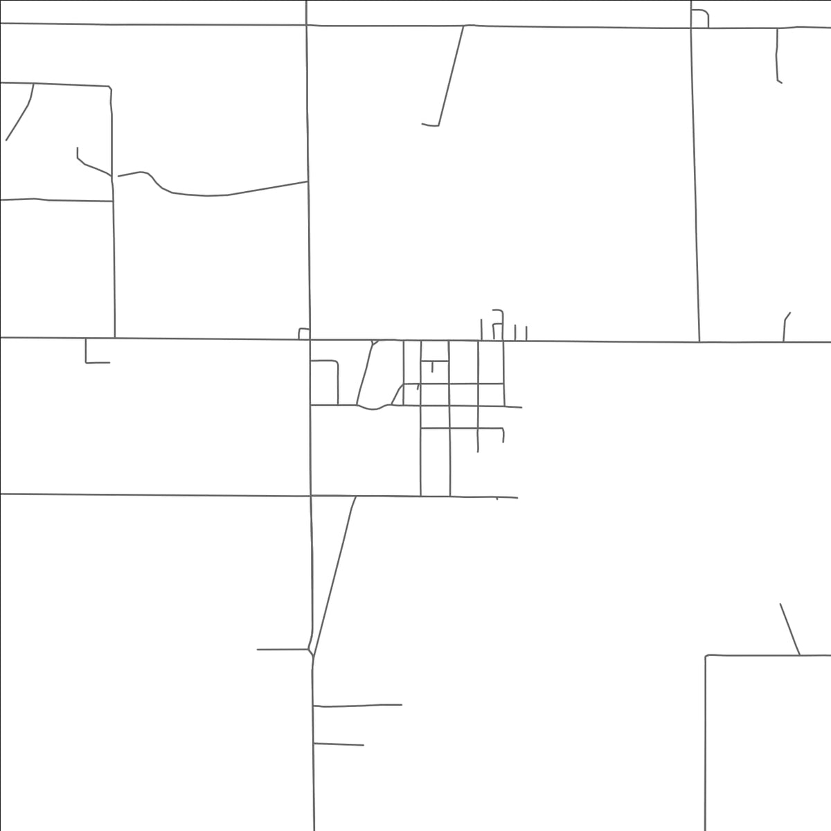 ROAD MAP OF KREMLIN, OKLAHOMA BY MAPBAKES