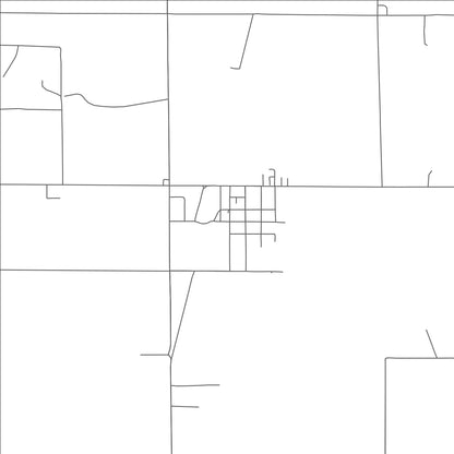 ROAD MAP OF KREMLIN, OKLAHOMA BY MAPBAKES
