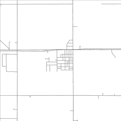 ROAD MAP OF LAHOMA, OKLAHOMA BY MAPBAKES