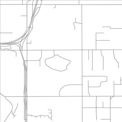 ROAD MAP OF LAKE ALUMA, OKLAHOMA BY MAPBAKES