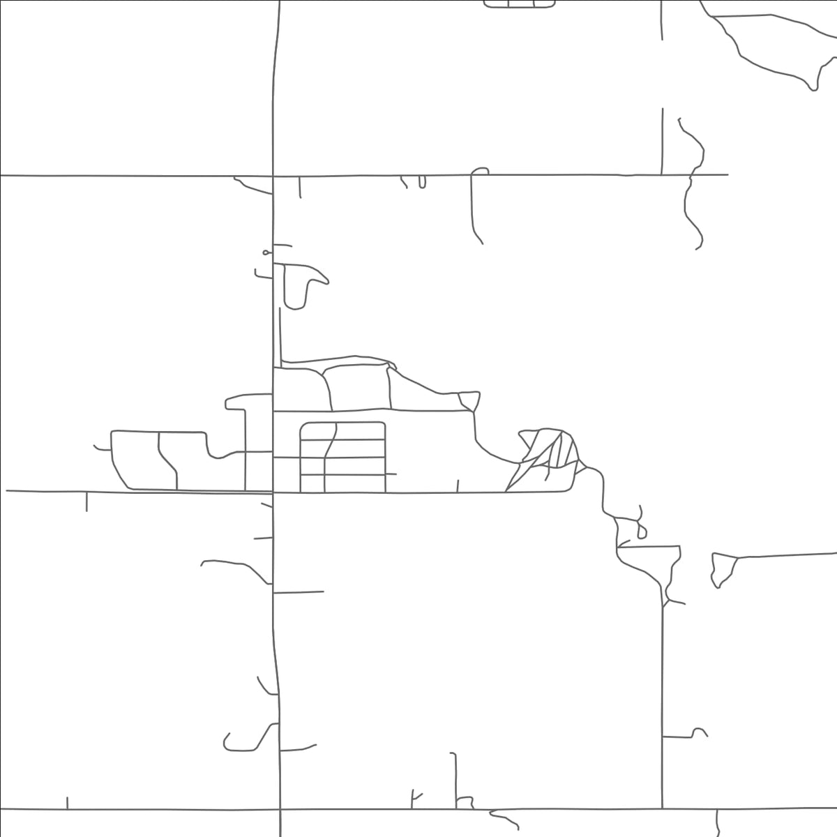 ROAD MAP OF LAKESIDE VILLAGE, OKLAHOMA BY MAPBAKES