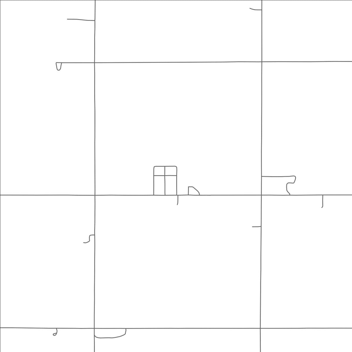 ROAD MAP OF LAMBERT, OKLAHOMA BY MAPBAKES