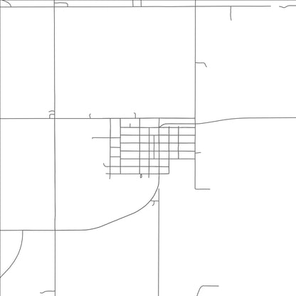 ROAD MAP OF LAMONT, OKLAHOMA BY MAPBAKES