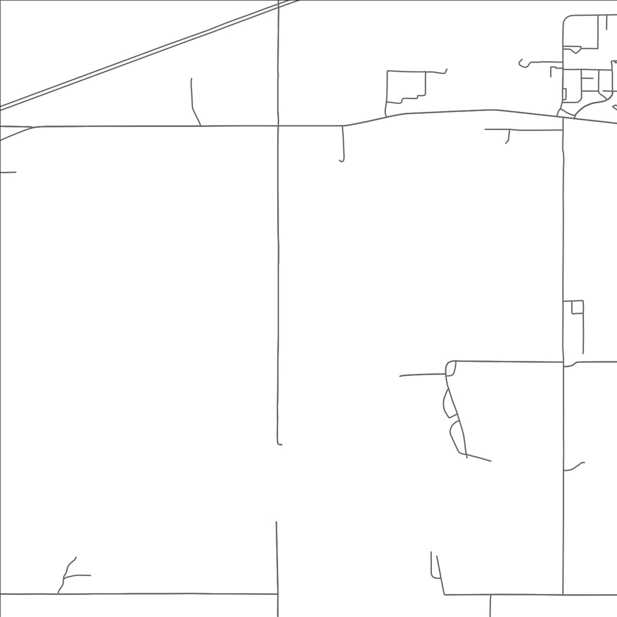 ROAD MAP OF LANGSTON, OKLAHOMA BY MAPBAKES