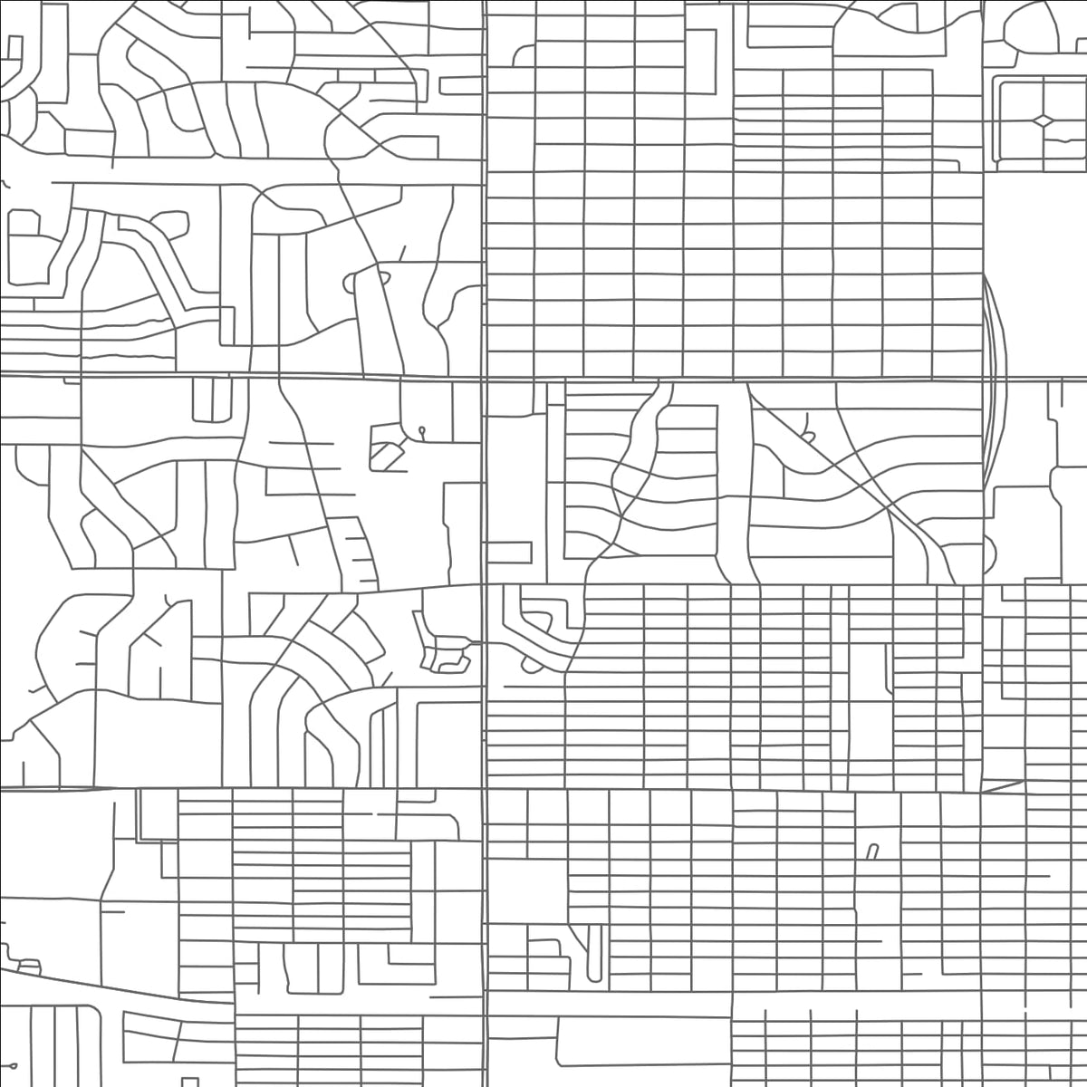 ROAD MAP OF LAWTON, OKLAHOMA BY MAPBAKES