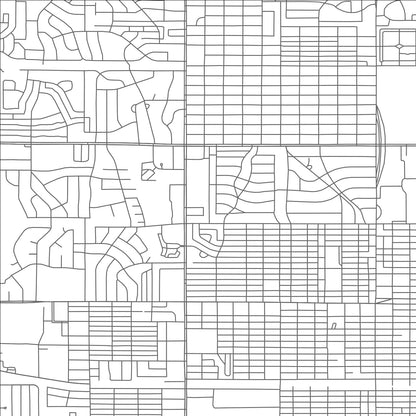 ROAD MAP OF LAWTON, OKLAHOMA BY MAPBAKES