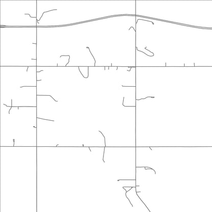 ROAD MAP OF LEACH, OKLAHOMA BY MAPBAKES