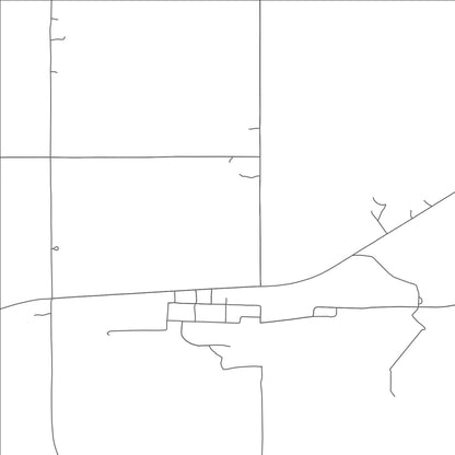 ROAD MAP OF LEQUIRE, OKLAHOMA BY MAPBAKES