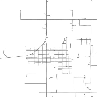 ROAD MAP OF LEXINGTON, OKLAHOMA BY MAPBAKES