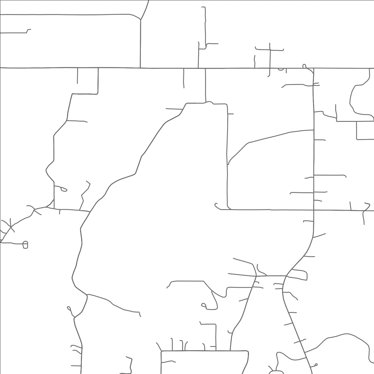ROAD MAP OF LIBERTY, OKLAHOMA BY MAPBAKES