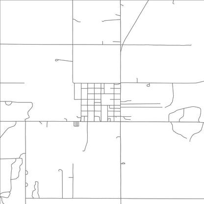 ROAD MAP OF LONGDALE, OKLAHOMA BY MAPBAKES