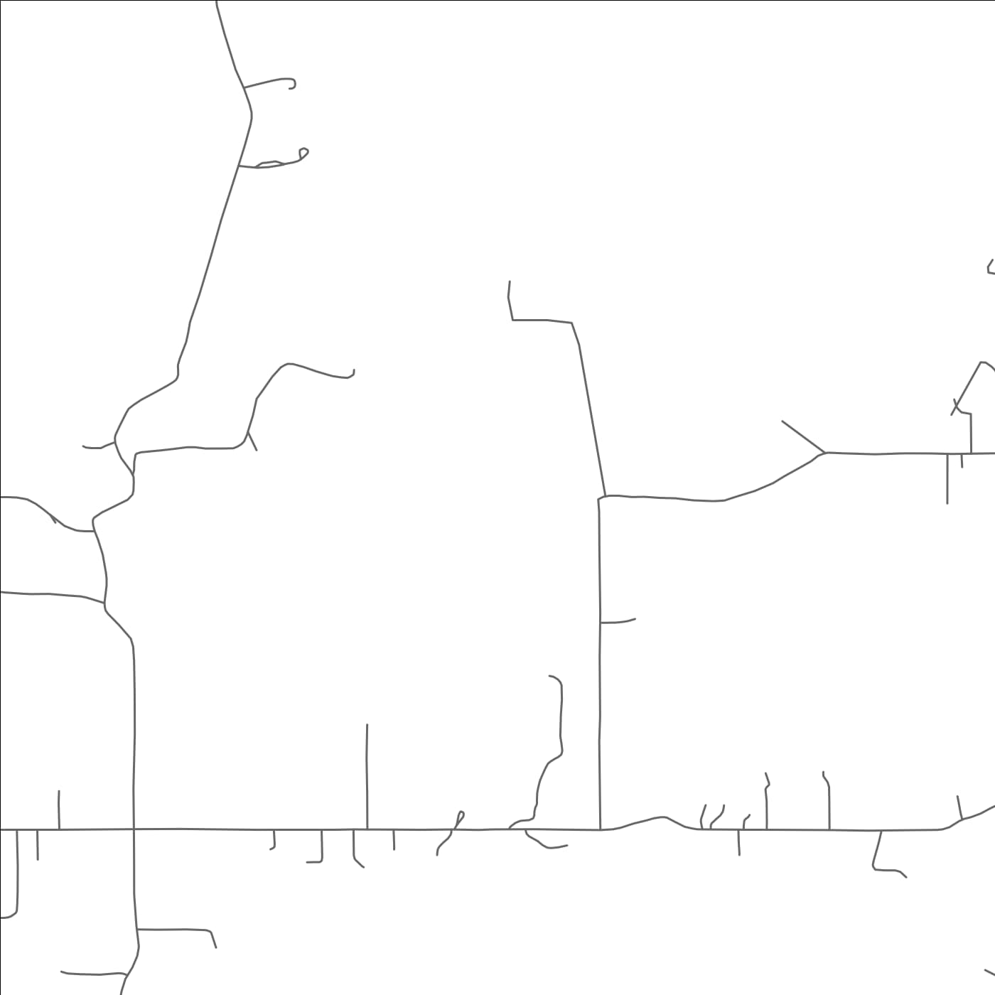 ROAD MAP OF LOST CITY, OKLAHOMA BY MAPBAKES