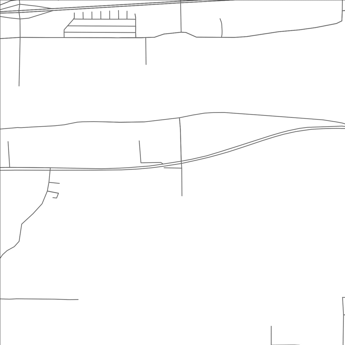 ROAD MAP OF LOTSEE, OKLAHOMA BY MAPBAKES
