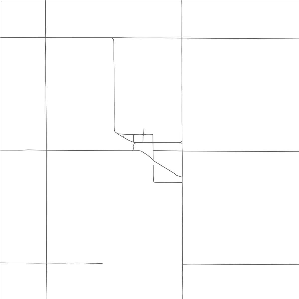 ROAD MAP OF LOVELAND, OKLAHOMA BY MAPBAKES