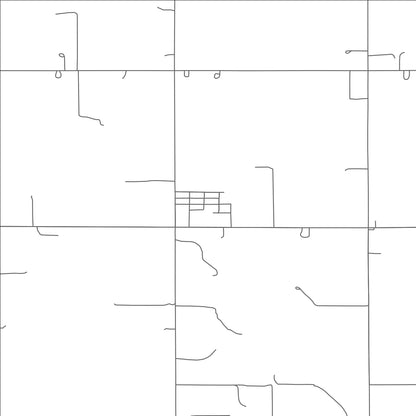 ROAD MAP OF LOYAL, OKLAHOMA BY MAPBAKES