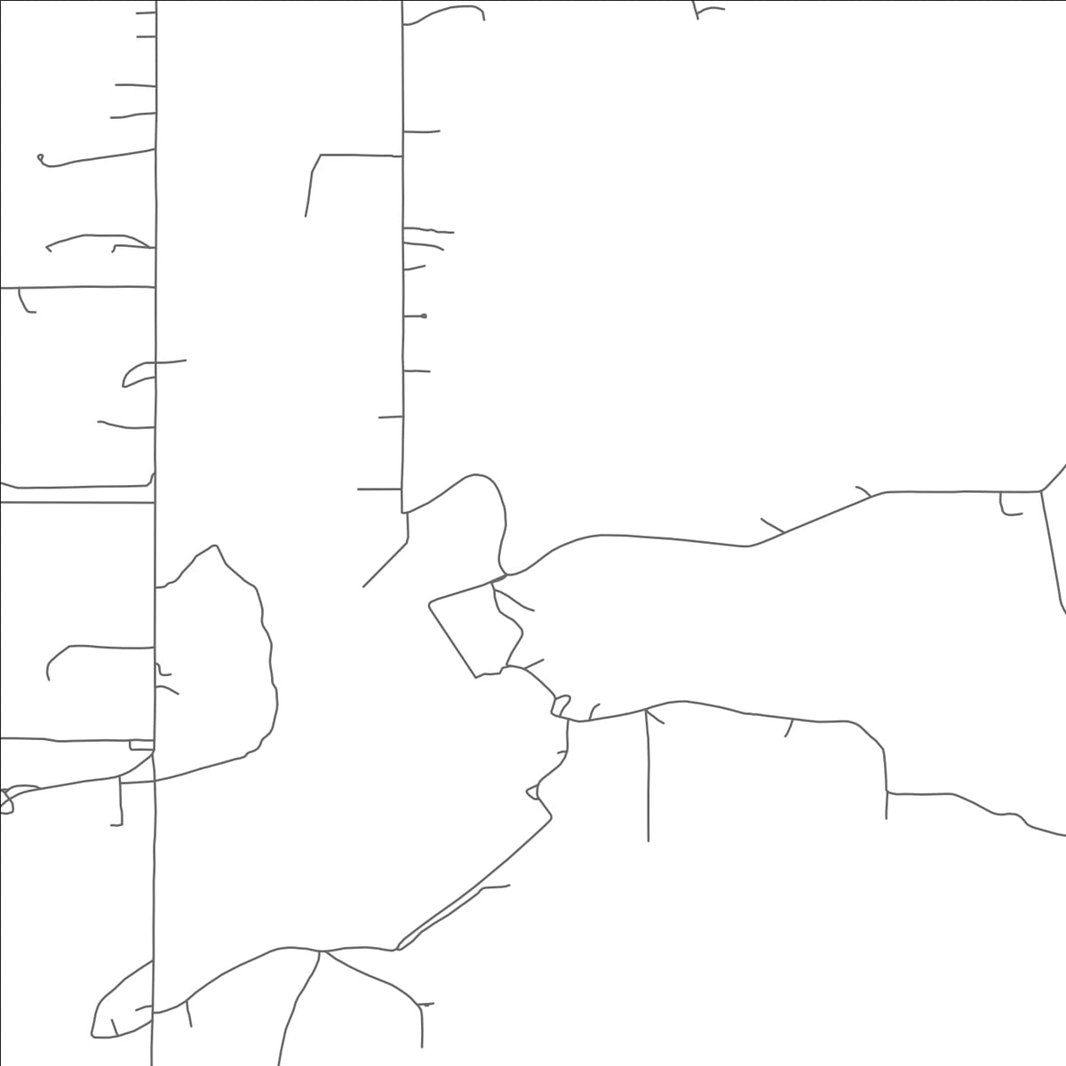 ROAD MAP OF LYONS SWITCH, OKLAHOMA BY MAPBAKES