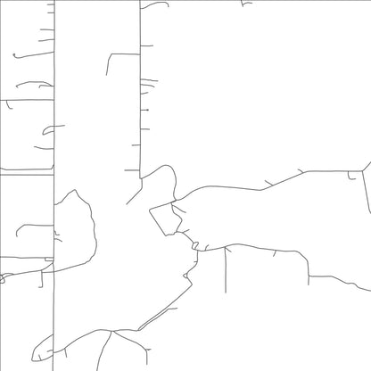 ROAD MAP OF LYONS SWITCH, OKLAHOMA BY MAPBAKES