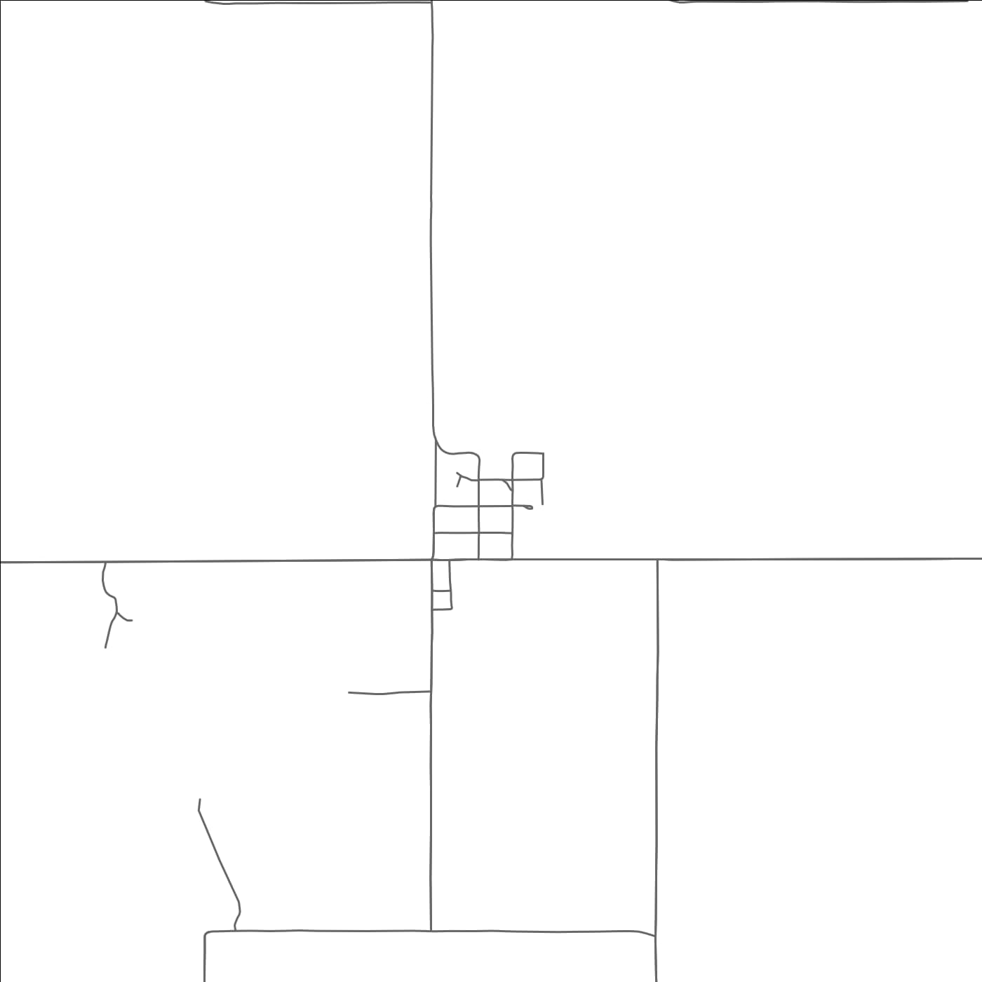 ROAD MAP OF MACOMB, OKLAHOMA BY MAPBAKES