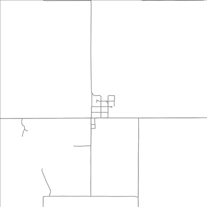 ROAD MAP OF MACOMB, OKLAHOMA BY MAPBAKES