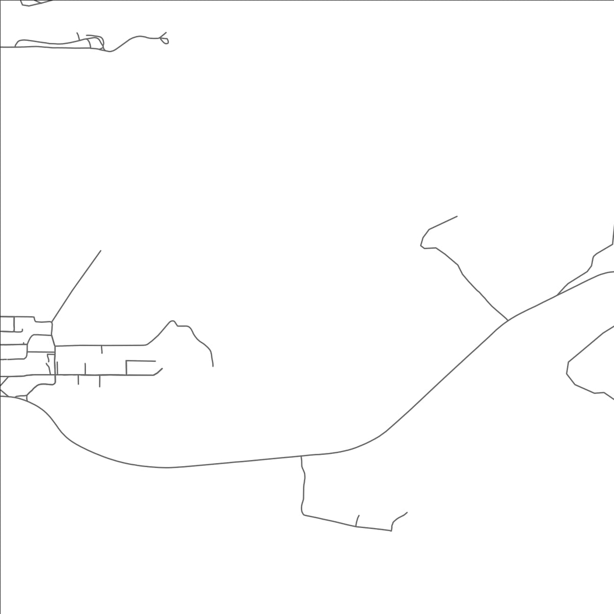 ROAD MAP OF MALLARD BAY, OKLAHOMA BY MAPBAKES