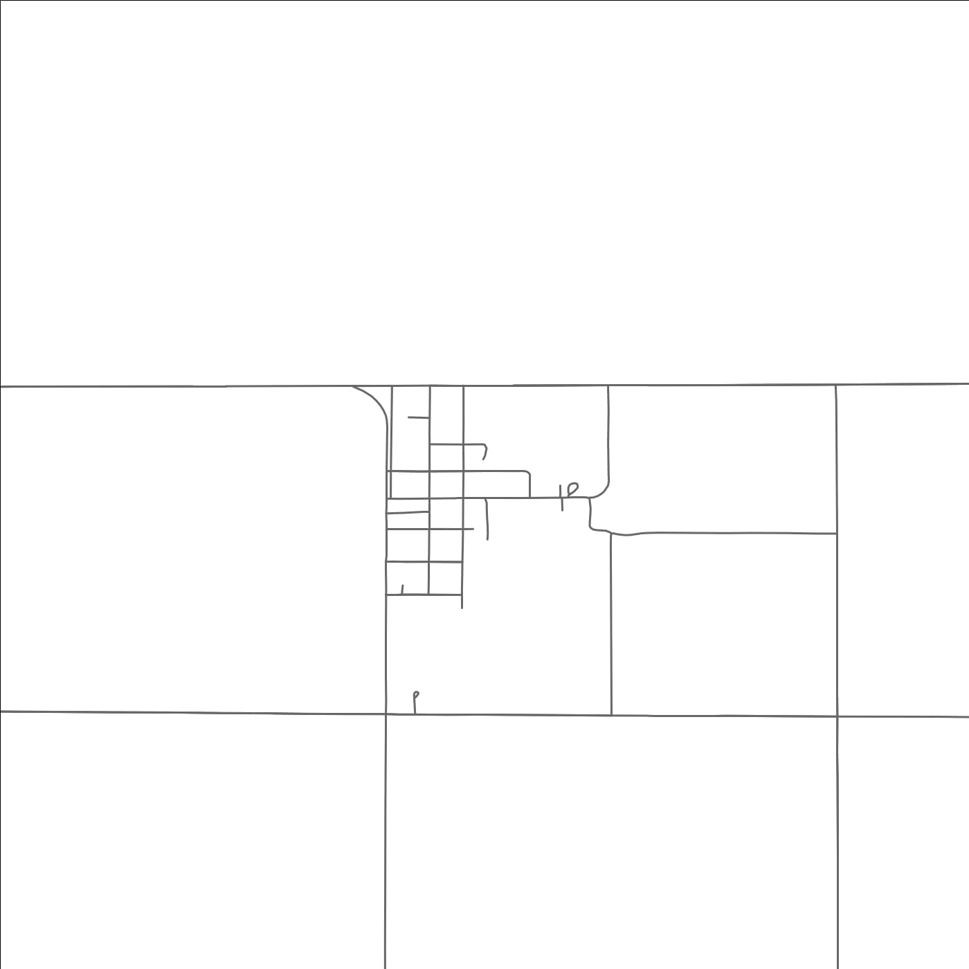 ROAD MAP OF MANCHESTER, OKLAHOMA BY MAPBAKES