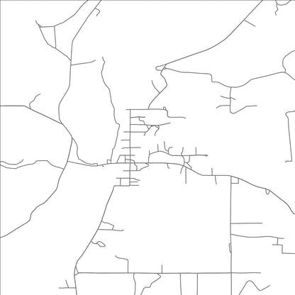 ROAD MAP OF MARBLE CITY, OKLAHOMA BY MAPBAKES