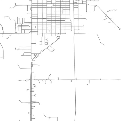 ROAD MAP OF MARLOW, OKLAHOMA BY MAPBAKES